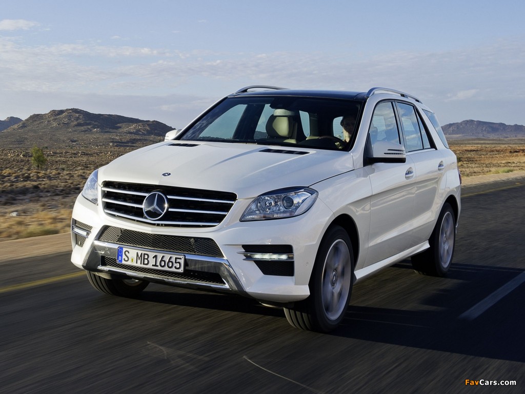 Pictures of Mercedes-Benz ML 250 BlueTec AMG Sports Package (W166) 2011 (1024 x 768)