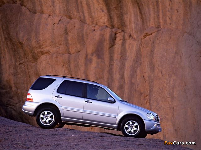 Mercedes-Benz ML 500 (W163) 2001–05 wallpapers (640 x 480)