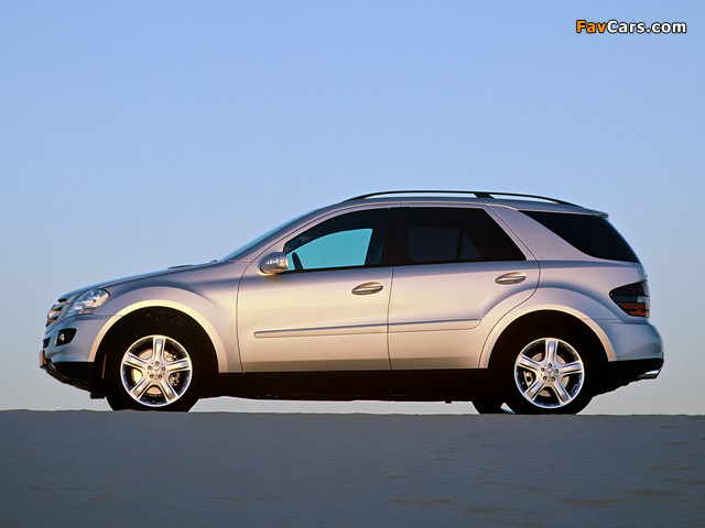 Mercedes-Benz ML 350 (W164) 2005–08 wallpapers (640 x 480)