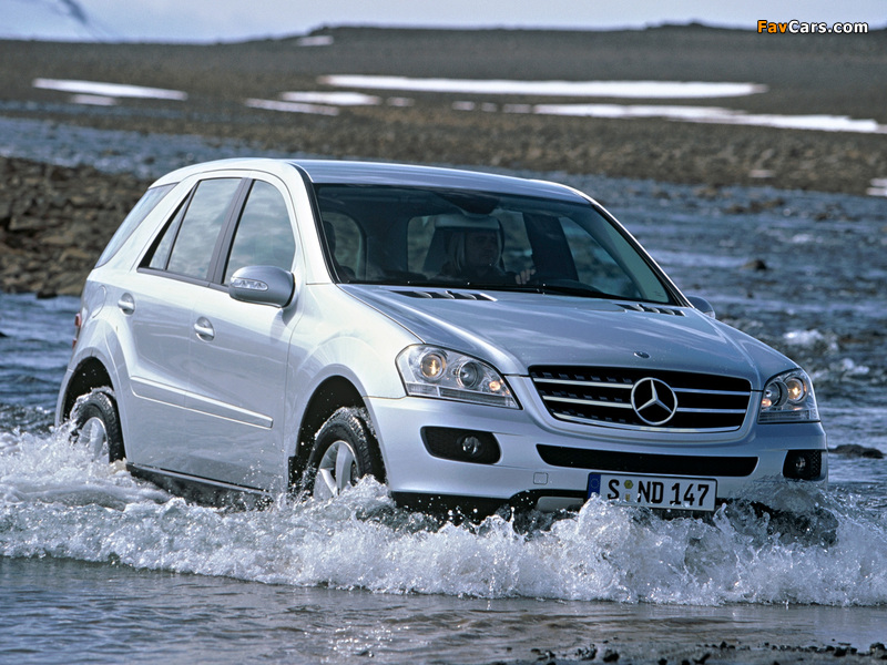 Mercedes-Benz ML 420 CDI (W164) 2005–08 wallpapers (800 x 600)