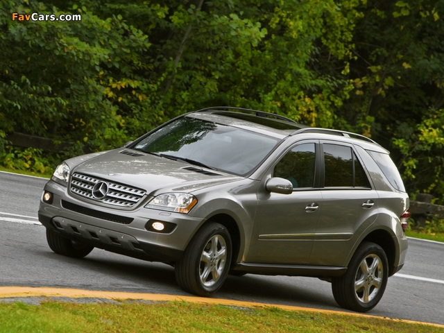 Mercedes-Benz ML 350 US-spec (W164) 2005–08 wallpapers (640 x 480)