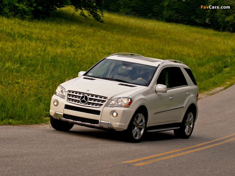 Mercedes-Benz ML 550 (W164) 2008–11 wallpapers (800 x 600)