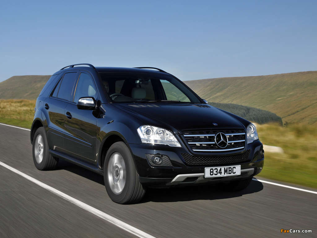 Mercedes-Benz ML 320 CDI UK-spec (W164) 2008–11 wallpapers (1024 x 768)