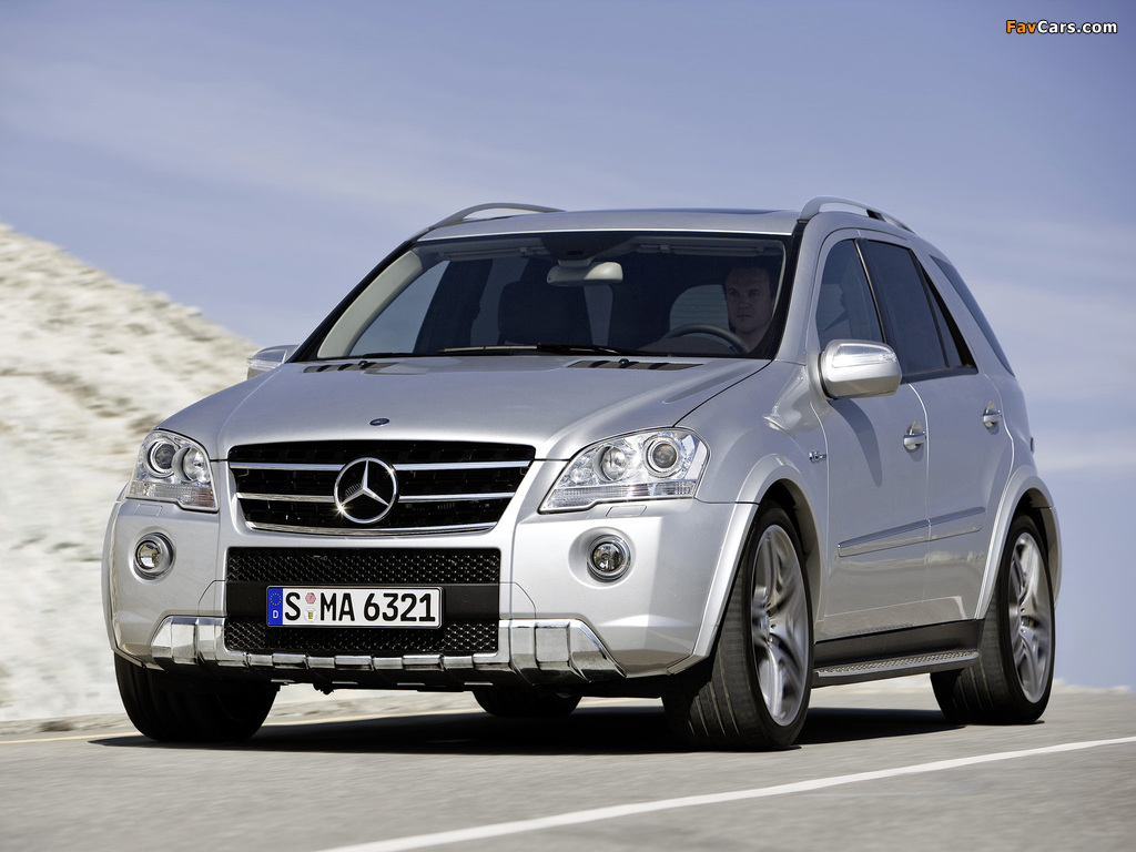 Mercedes-Benz ML 63 AMG (W164) 2008–10 wallpapers (1024 x 768)