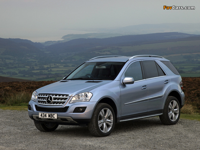 Mercedes-Benz ML 280 CDI UK-spec (W164) 2008–11 wallpapers (640 x 480)