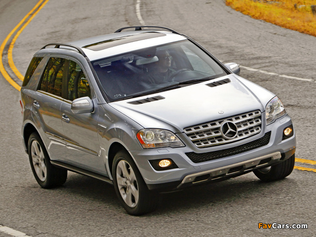 Mercedes-Benz ML 350 BlueTec US-spec (W164) 2009–11 wallpapers (640 x 480)