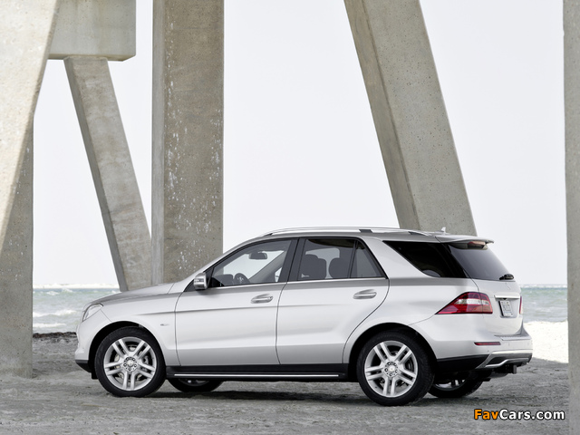 Mercedes-Benz ML 350 BlueEfficiency (W166) 2011 wallpapers (640 x 480)