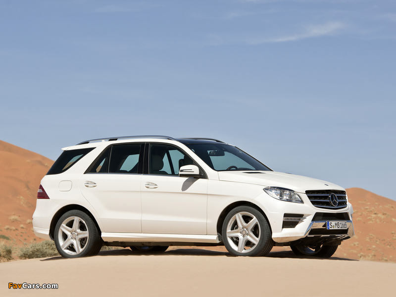 Mercedes-Benz ML 250 BlueTec AMG Sports Package (W166) 2011 wallpapers (800 x 600)