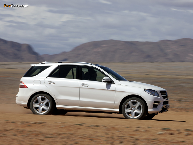 Mercedes-Benz ML 250 BlueTec AMG Sports Package (W166) 2011 wallpapers (800 x 600)