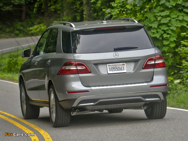 Mercedes-Benz ML 350 US-spec (W166) 2011 wallpapers (640 x 480)