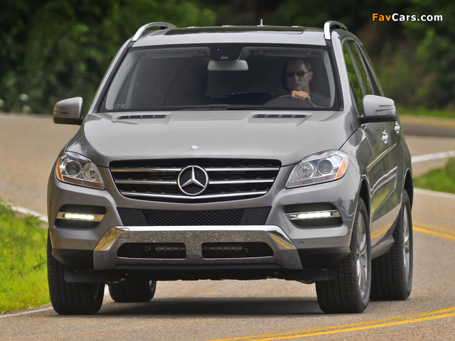 Mercedes-Benz ML 350 US-spec (W166) 2011 wallpapers (640 x 480)