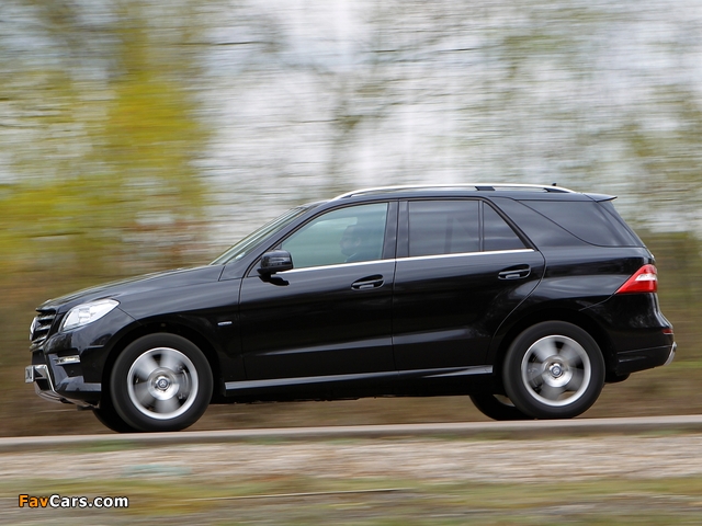 Mercedes-Benz ML 250 BlueTec UK-spec (W166) 2011 wallpapers (640 x 480)