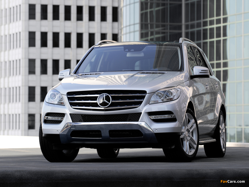 Mercedes-Benz ML 350 BlueEfficiency (W166) 2011 wallpapers (1024 x 768)