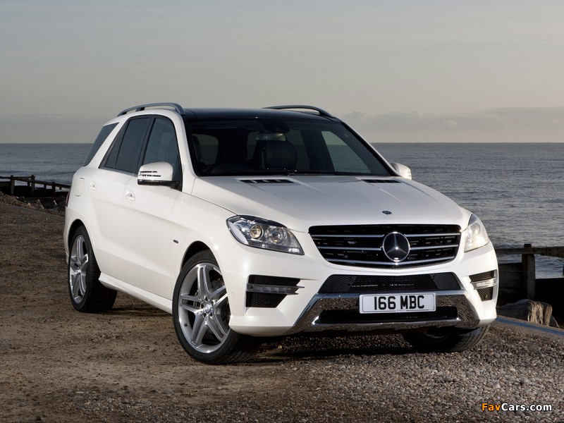 Mercedes-Benz ML 350 BlueTec AMG Sports Package UK-spec (W166) 2012 wallpapers (800 x 600)