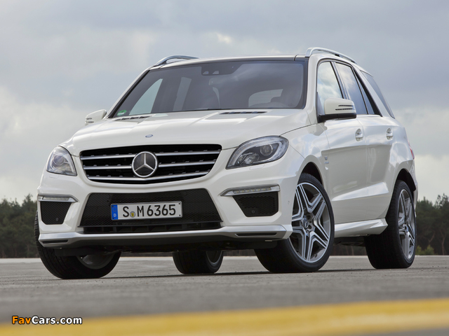 Mercedes-Benz ML 63 AMG (W166) 2012 wallpapers (640 x 480)