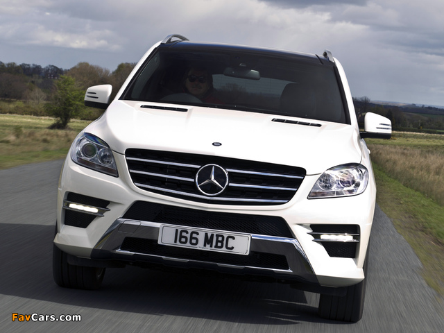 Mercedes-Benz ML 350 BlueTec AMG Sports Package UK-spec (W166) 2012 wallpapers (640 x 480)