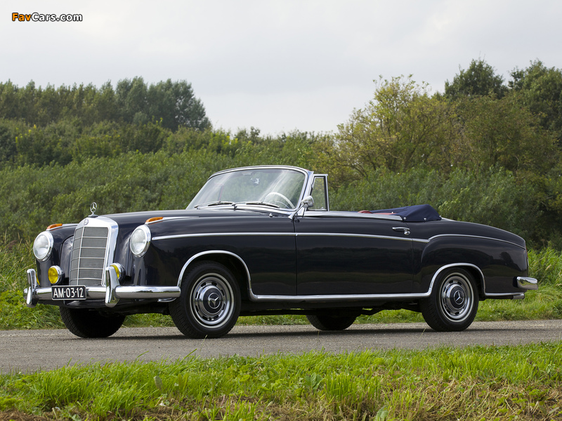 Images of Mercedes-Benz S-Klasse Cabriolet (W180/128) 1956–60 (800 x 600)