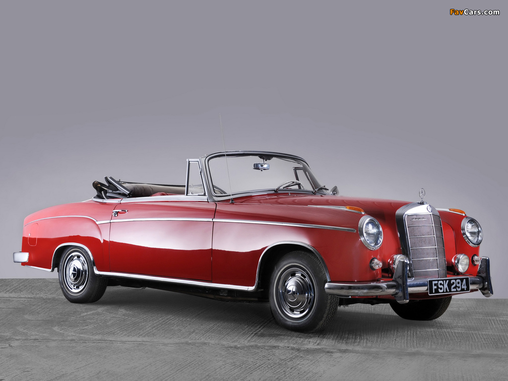 Images of Mercedes-Benz S-Klasse Cabriolet (W180/128) 1956–60 (1024 x 768)