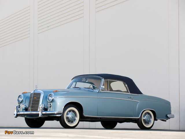 Mercedes-Benz S-Klasse Cabriolet (W180/128) 1956–60 images (640 x 480)