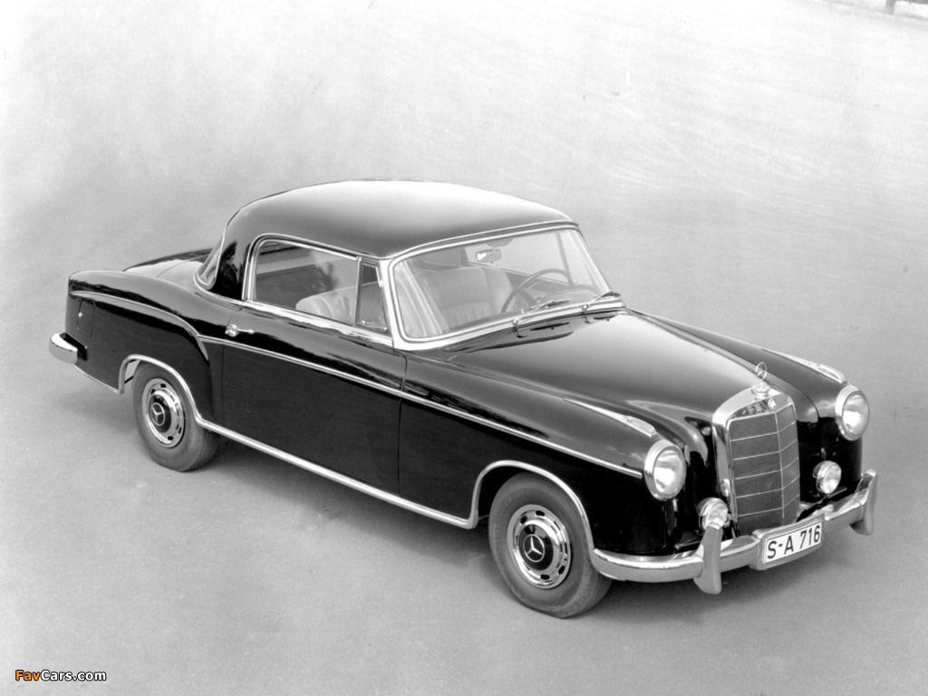 Mercedes-Benz S-Klasse Coupe (W180/128) 1956–60 photos (1024 x 768)