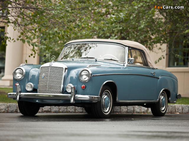 Mercedes-Benz S-Klasse Cabriolet (W180/128) 1956–60 pictures (640 x 480)