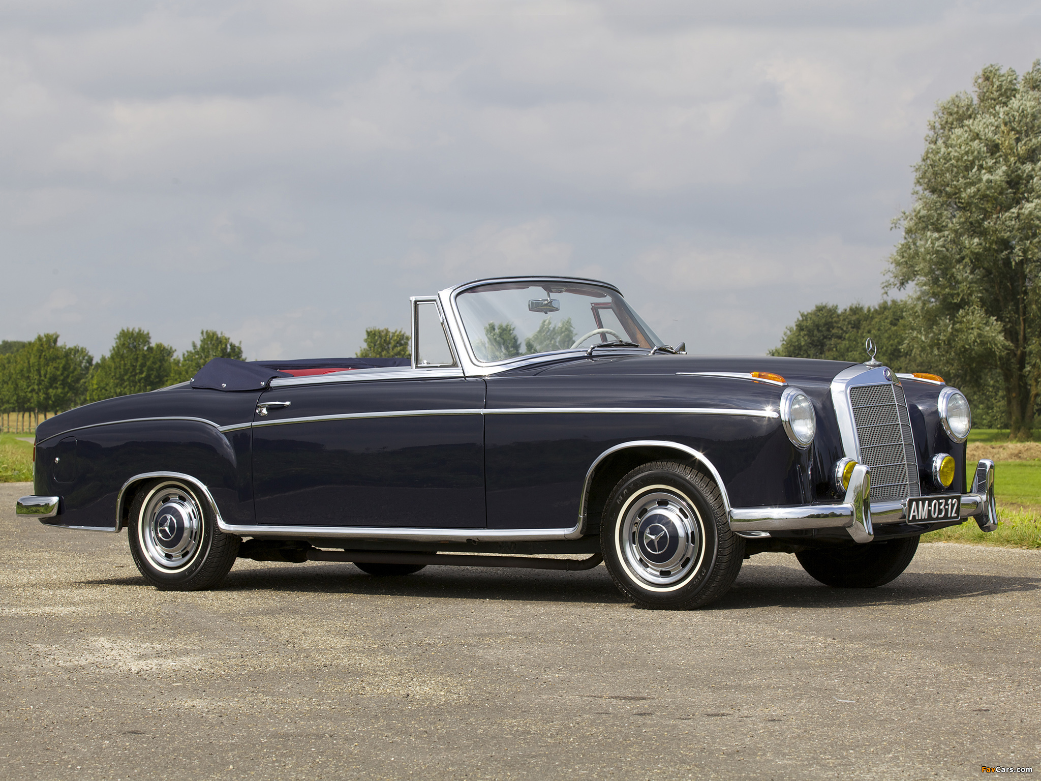 Mercedes-Benz S-Klasse Cabriolet (W180/128) 1956–60 wallpapers (2048 x 1536)