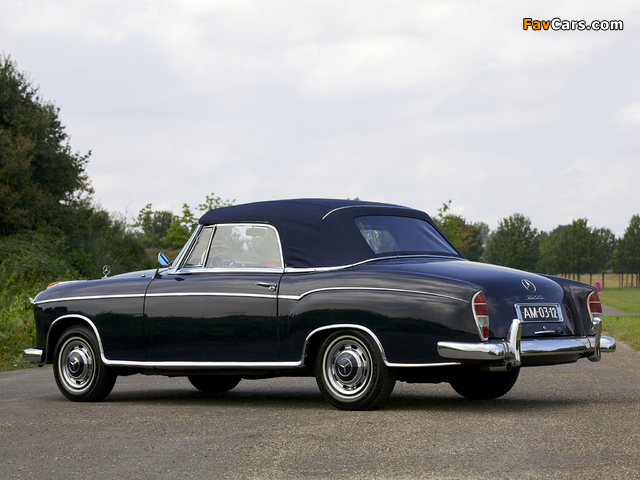 Mercedes-Benz S-Klasse Cabriolet (W180/128) 1956–60 wallpapers (640 x 480)