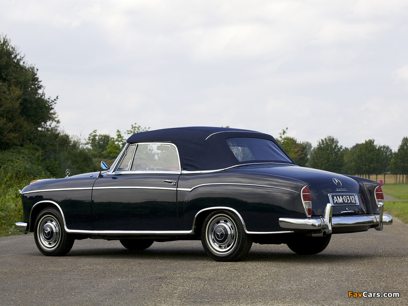 Mercedes-Benz S-Klasse Cabriolet (W180/128) 1956–60 wallpapers (800 x 600)