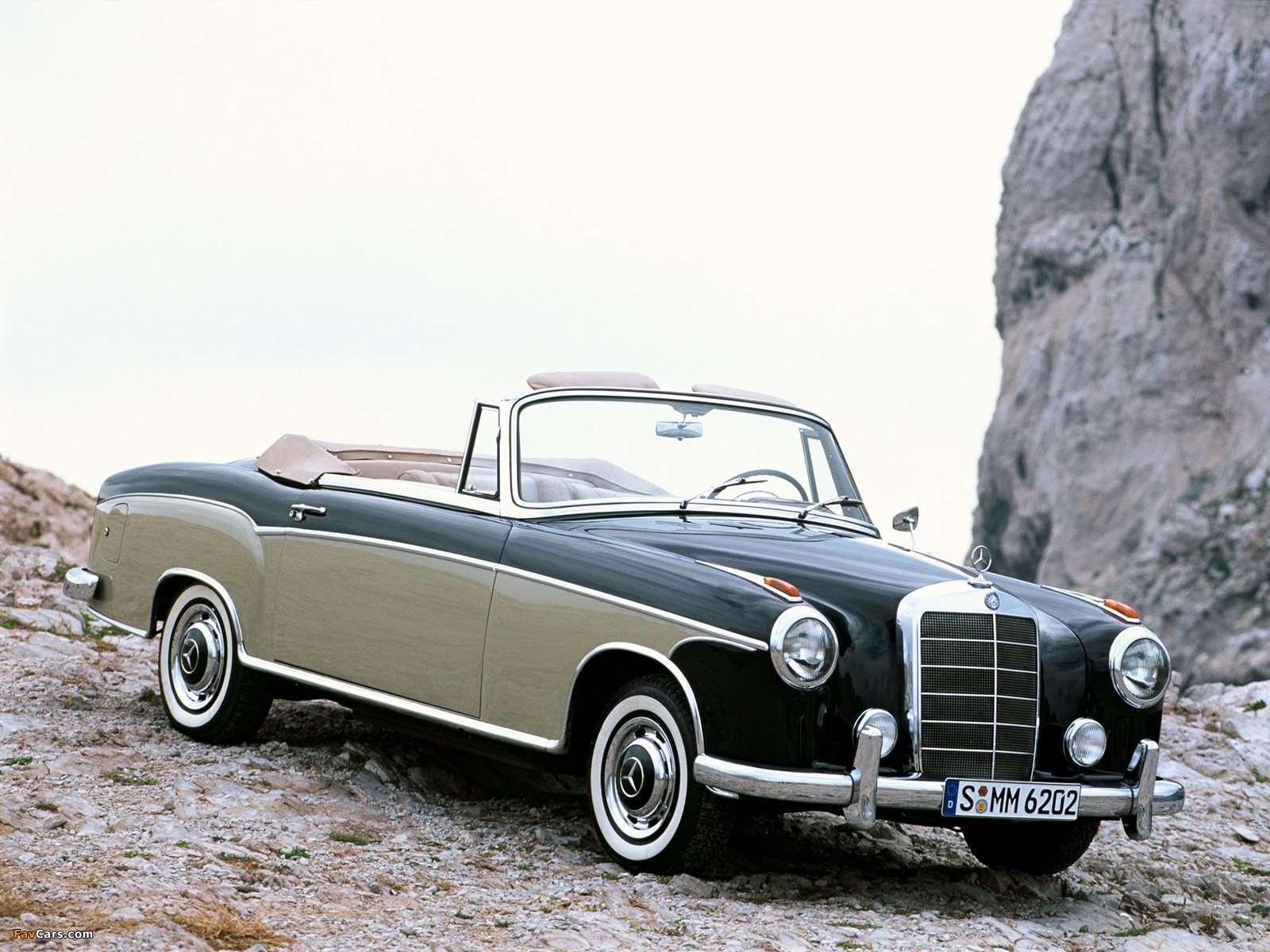 Mercedes-Benz S-Klasse Cabriolet (W180/128) 1956–60 wallpapers (1600 x 1200)