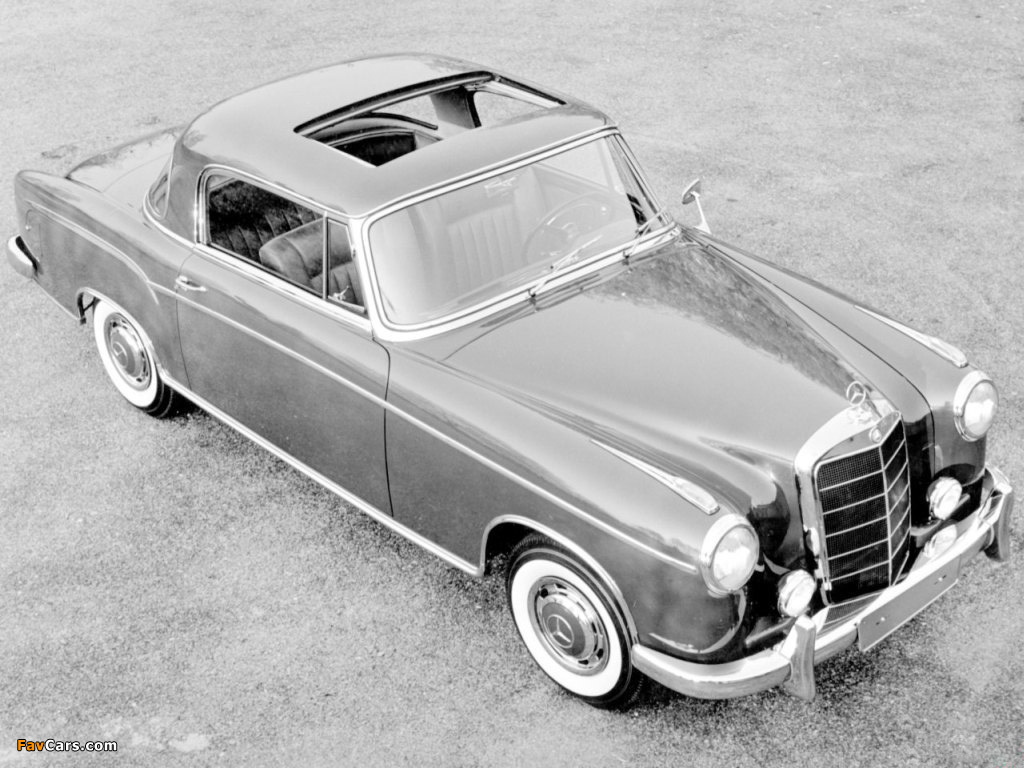 Mercedes-Benz S-Klasse Coupe (W180/128) 1956–60 wallpapers (1024 x 768)