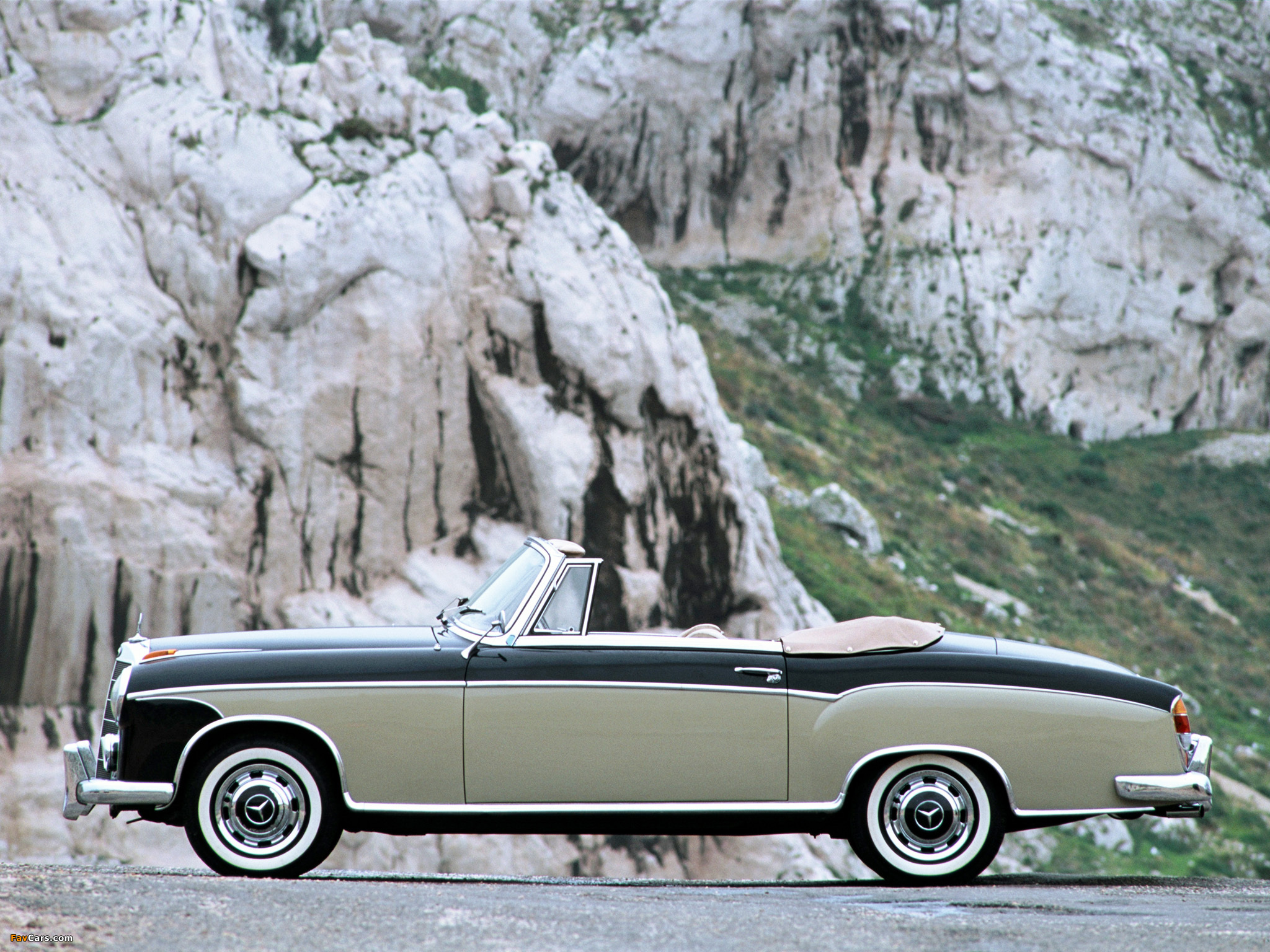 Mercedes-Benz S-Klasse Cabriolet (W180/128) 1956–60 wallpapers (2048 x 1536)
