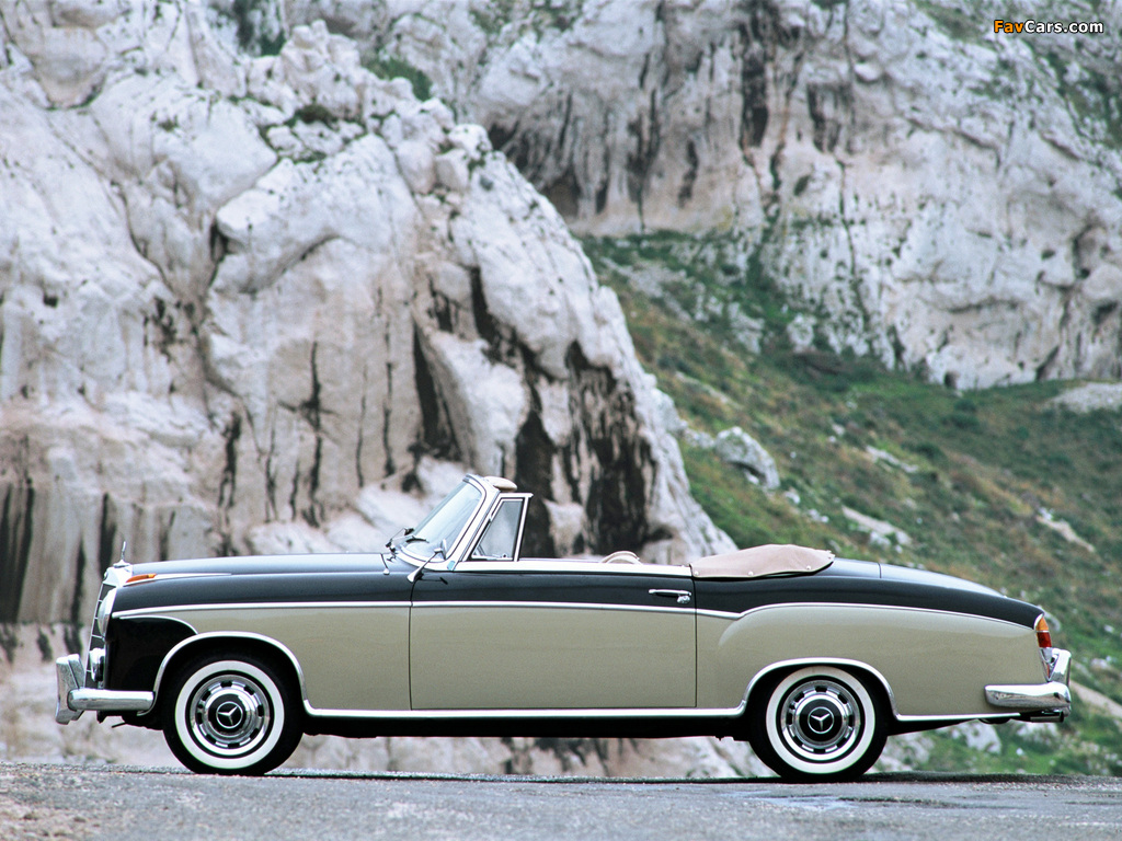 Mercedes-Benz S-Klasse Cabriolet (W180/128) 1956–60 wallpapers (1024 x 768)