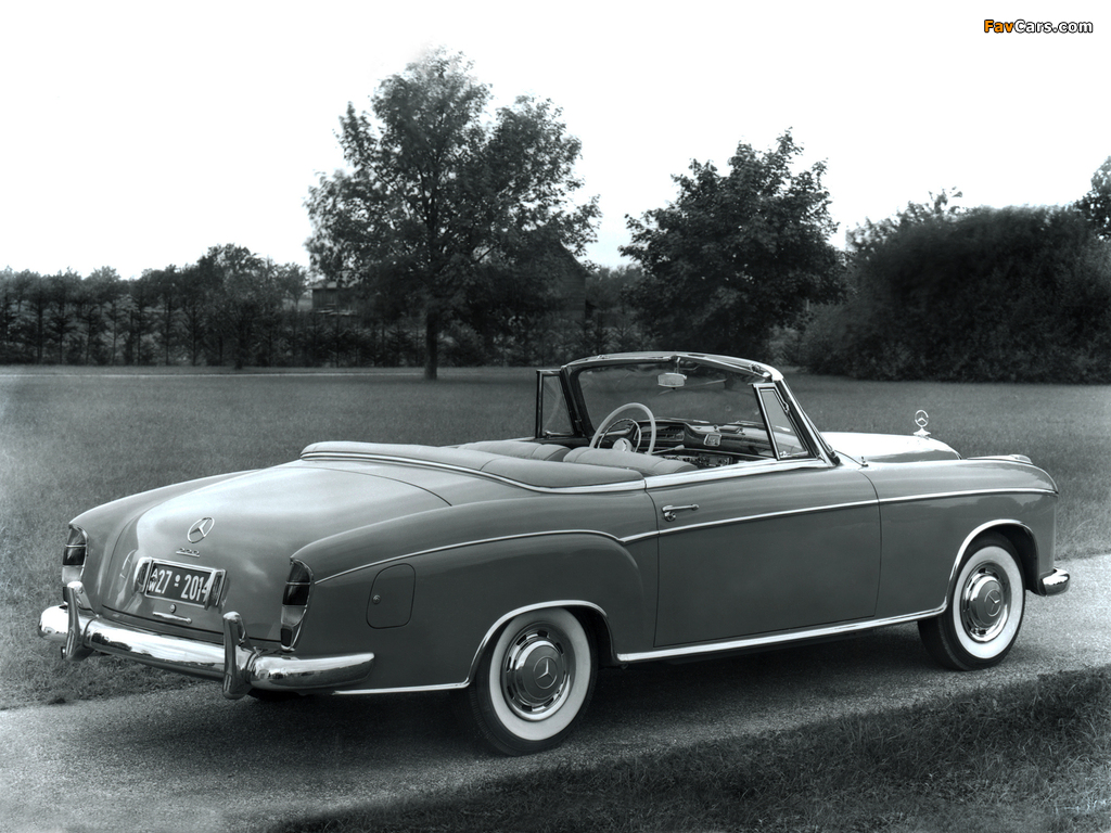 Photos of Mercedes-Benz S-Klasse Cabriolet (W180/128) 1956–60 (1024 x 768)