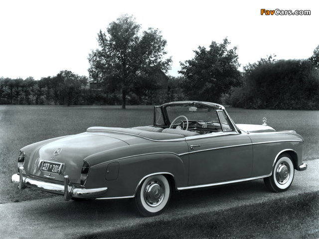 Photos of Mercedes-Benz S-Klasse Cabriolet (W180/128) 1956–60 (640 x 480)