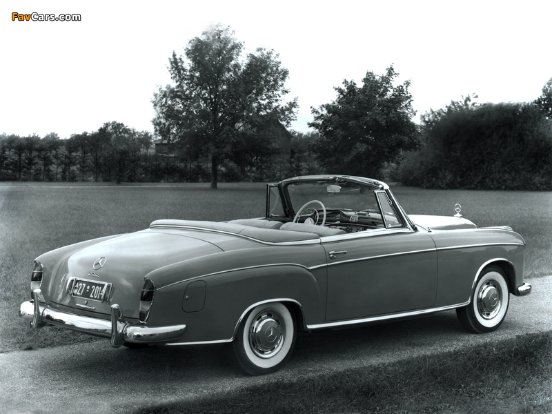 Photos of Mercedes-Benz S-Klasse Cabriolet (W180/128) 1956–60 (800 x 600)