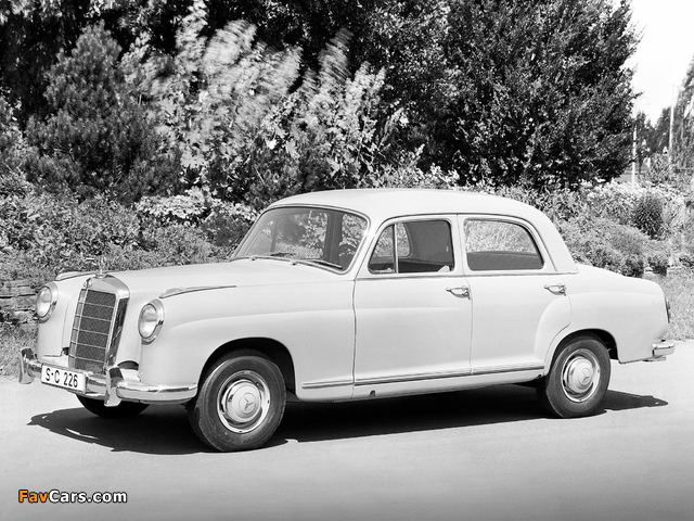 Mercedes-Benz 219 (W105) 1956–59 wallpapers (640 x 480)