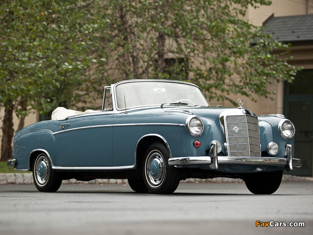 Mercedes-Benz S-Klasse Cabriolet (W180/128) 1956–60 wallpapers (640 x 480)