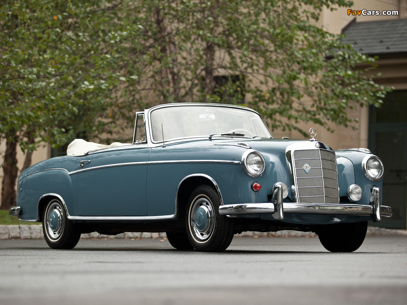 Mercedes-Benz S-Klasse Cabriolet (W180/128) 1956–60 wallpapers (800 x 600)