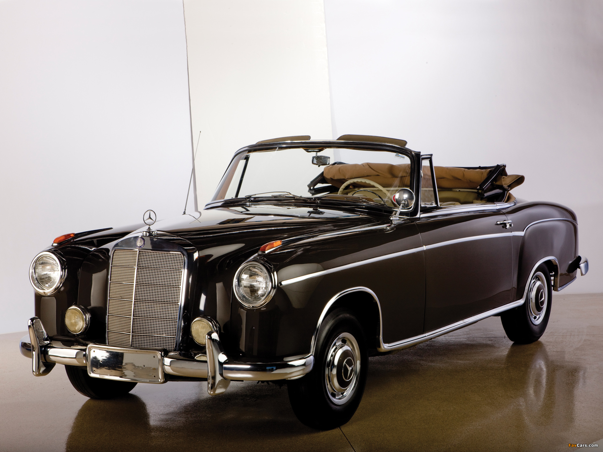 Mercedes-Benz S-Klasse Cabriolet (W180/128) 1956–60 wallpapers (2048 x 1536)