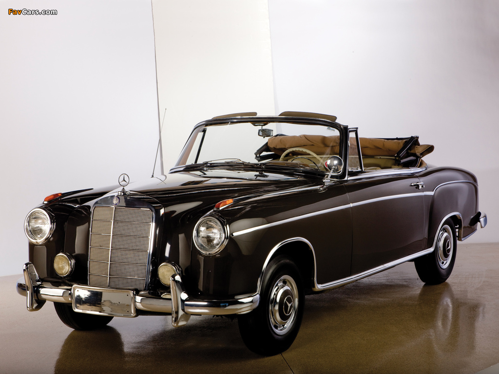 Mercedes-Benz S-Klasse Cabriolet (W180/128) 1956–60 wallpapers (1024 x 768)