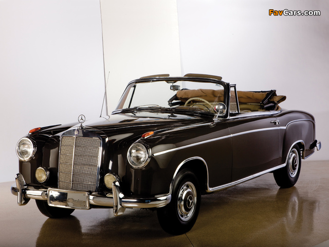 Mercedes-Benz S-Klasse Cabriolet (W180/128) 1956–60 wallpapers (640 x 480)