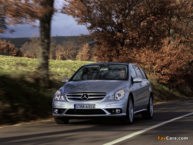 Mercedes-Benz R 63 AMG (W251) 2007–10 wallpapers (640 x 480)
