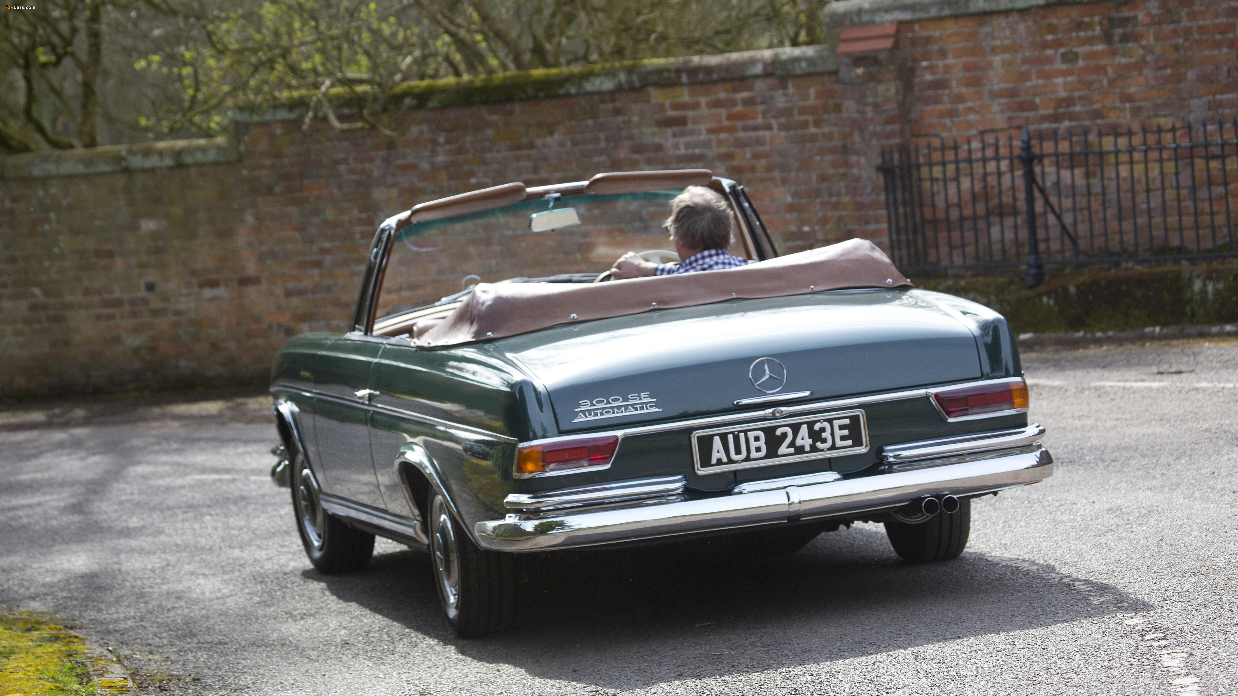 Images of Mercedes-Benz 300 SE Cabriolet UK-spec (W112) 1962–67 (4096 x 2304)