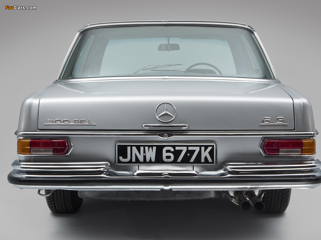Images of Mercedes-Benz 300 SEL 6.3 UK-spec (W109) 1967–72 (1024 x 768)
