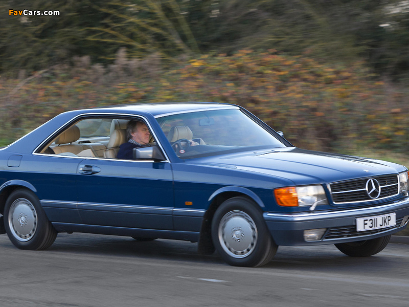 Images of Mercedes-Benz 380 SEC UK-spec (C126) 1981–85 (800 x 600)