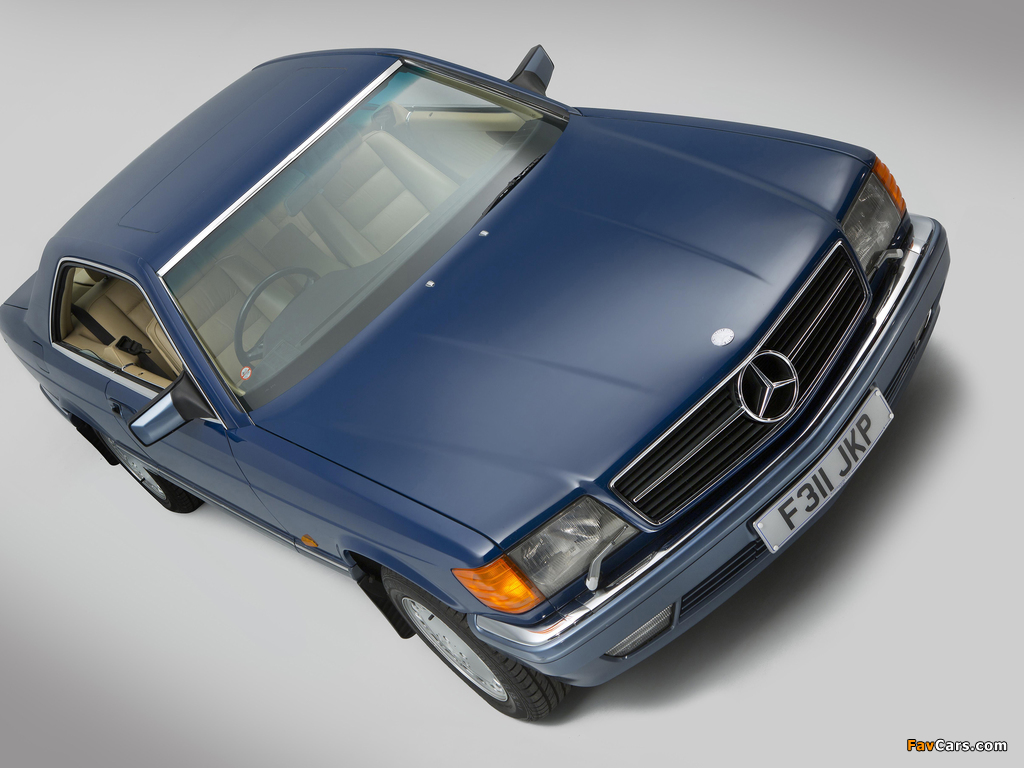 Images of Mercedes-Benz 380 SEC UK-spec (C126) 1981–85 (1024 x 768)