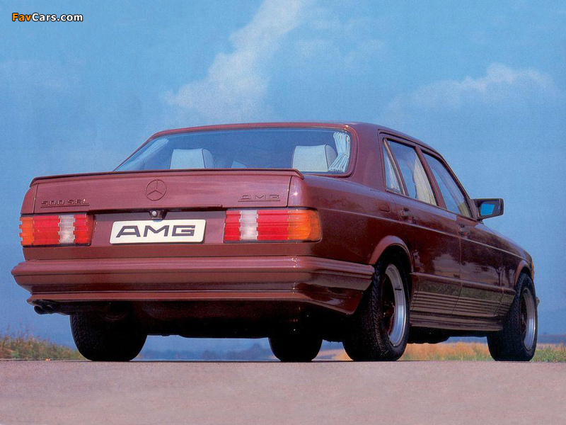 Images of AMG 500 SEL (W126) 1982–85 (800 x 600)