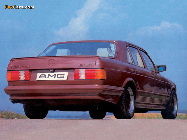 Images of AMG 500 SEL (W126) 1982–85 (640 x 480)