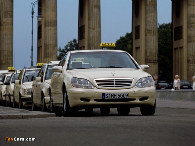 Images of Mercedes-Benz S-Klasse Taxi (W220) 1998 (640 x 480)