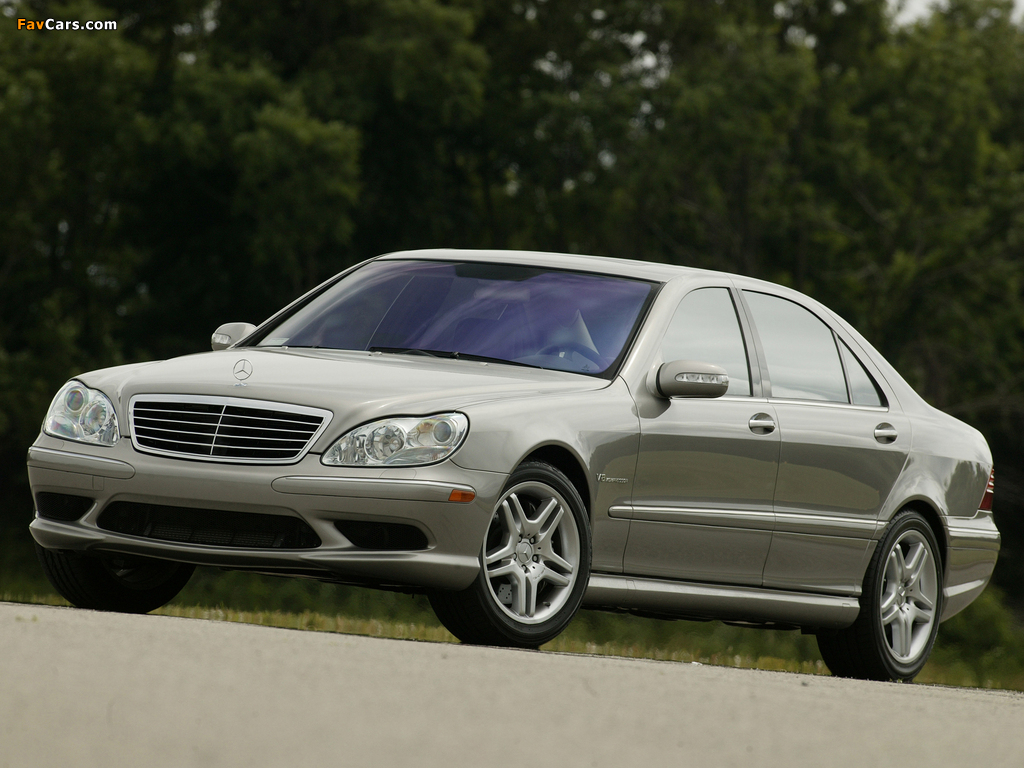 Images of Mercedes-Benz S 55 AMG US-spec (W220) 2002–05 (1024 x 768)